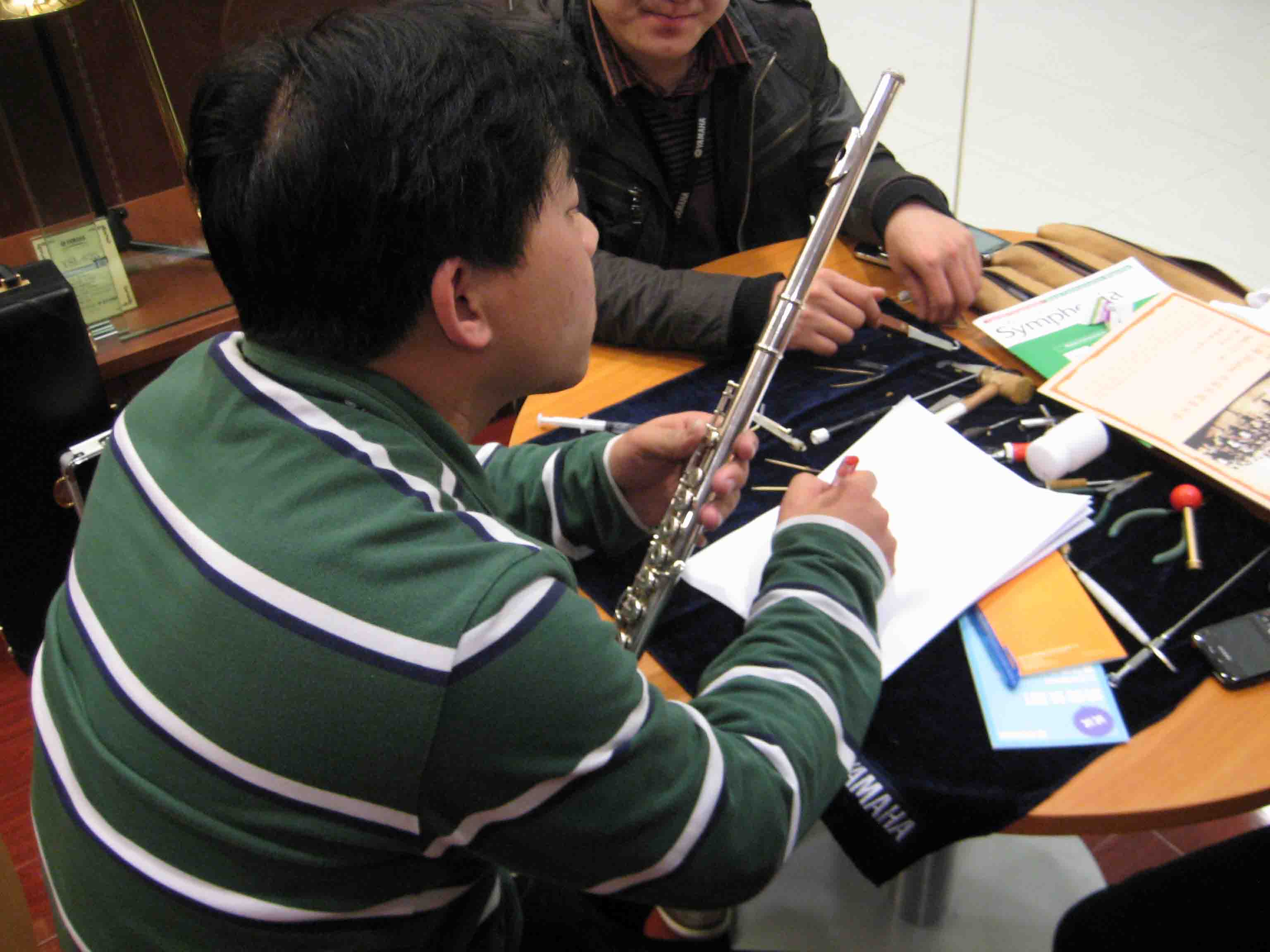 上海Academy长笛乐团新成员考核在雅马哈乐器音响（中国）投资有限公司 EGG HALL举行 